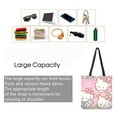 thumbnail image 5 of Hello X Kitty Canvas cute handbag, reusable grocery shopping bag, daily necessities., 5 of 5