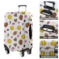 thumbnail image 5 of Colorful Softball and Fashion Icons Pattern Luggage Cover Fashion Suitcase Cover Baggage Covers Fit 25-28 Inch Luggage (Go Travel), 5 of 5