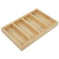 thumbnail image 1 of Sunglasses Storage Bamboo Tray Compartment Eyewear Storage Holder Desktop Glasses Display Plate, 1 of 8