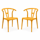 thumbnail image 1 of Set 2 Sillas Ezra Polipropileno Exterior Comedor Amobelli, 1 of 4