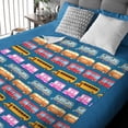 thumbnail image 2 of Yibo Cactus Flower Summer Blanket Flannel Soft and Comfortable Anti-static Bed Sofa Blanket, 2 of 8