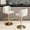 Beige, variant on Modern Swivel Barstools with Adjustable Height and Back Tufting / Good for Kitchen Island, Beige 2-Piece