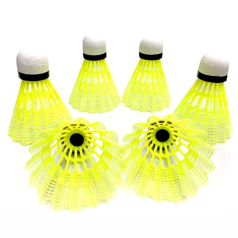 Amateurs and Beginners 6PCS Badminton Shuttlecocks,Coohole Nylon Badminton Great Stability and Durability Suitable for Indoor Outdoor Sports Training Exercise for Trainers 