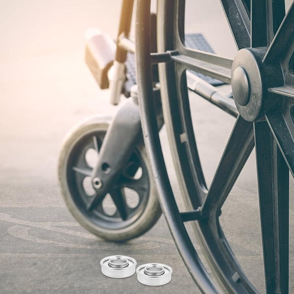 LOLIPPYY Set of 2 Carbon Steel Wheelchair Bearings Ideal for Nursing Home Use