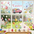 thumbnail image 5 of 6pcs Easter Window Clings – Holiday Egg Wall Decorations, Spring Seasonal Stickers for Home, Window, Glass, Door, Table, Party, Farmhouse & Garden Décor, Reusable Seasonal Wall Art, 5 of 9