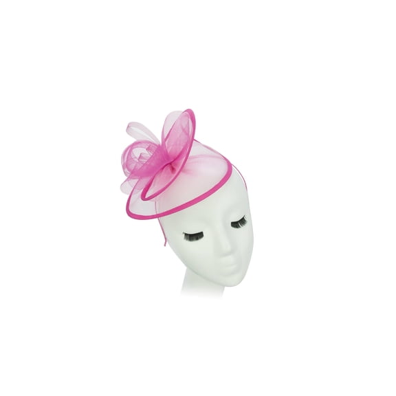 ChicHeadwear Womens Fascinator Fashion Hat - Ice Pink/Coral