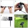 thumbnail image 4 of 1 Uds. Bola de luz de bola de burbuja solar-【ocho modos】6,5 m 30 luces 1,8 CM bola de burbuja de color Adepaton CPB-US-DYP538-10, 4 of 4