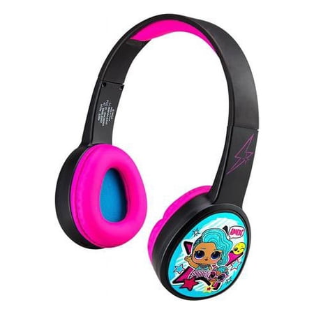 Ihome LLB36 Lol Surprise Bluetooth Headphones Black
