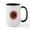White/Black Inside, variant on CafePress - Peanuts Snoopy Circle Large Mug - 15 oz Ceramic Large White Novelty Mug