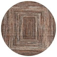 thumbnail image 2 of Addison Rugs Chantille ACN1725 Terracotta 8' x 8' Indoor/Outdoor, Machine Washable, Easy Clean, Non Shedding, Bedroom, Living Room, Dining Room, Kitchen, Patio Round Rug, 2 of 7