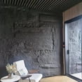 thumbnail image 2 of Azulejos de pared exterior de piedra de PU con textura ligera y efecto hongo para fondo de TV, simulación de piedra de 1200 mm x 600 mm, 2 of 5