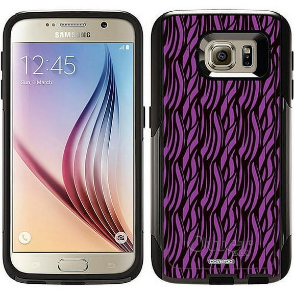 Spot goodsTiger Stripes Purple Design on OtterBox Commuter Series Case for Samsung Galaxy S6