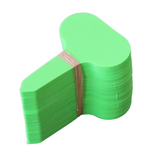 JShteea 100 Uds. Mini Rotuladores Plantas Con Etiquetas Flores para Herramientas Jardín DIY (verde)