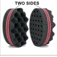 thumbnail image 4 of 2 Pack Macroporous Sponge Hair Magic Sponge Brush Curly African Hair Sponge Jp, 4 of 5