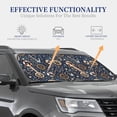 thumbnail image 4 of Balery 2 Piece Nautical Car Windshield Sun Shade|Foldable Front Windshield Shade for Car Front Window for Most Sedans SUV Truck-Medium, 4 of 7