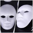 thumbnail image 3 of 6 máscaras de pulpa en blanco para fiestas, máscaras pintadas a mano para hombres, recuerdos de fiesta con personalidad., 3 of 8