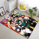 thumbnail image 1 of Hermosa alfombra de pintura negra Anime My Hero para sala de estar, área grande, decoración suave para el hogar, alfombra de Picnic bohemia2980x140cm (31x55 pulgadas)80x140cm (31x55 pulgadas) zhangyuxiang unisex, 1 of 2