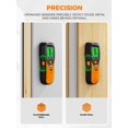 thumbnail image 3 of Mecurate Stud Finder Wall Scanner Sensor - 5 in 1 Electronic Stud with LCD Display & Audio Alarm for Wood AC Live Wire Metal Studs Detectio, 3 of 8