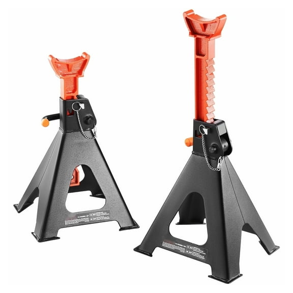 6 Ton Jack Stands 2 Pack, 13000 lbs Capacity, 14.2-23 Inch Adjustable Height - Heavy Duty Steel Car Stands for SUV, Truck, ATV & Car Repair