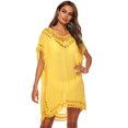 thumbnail image 1 of Maillot de Bain Crochet de Plage pour Femmes Robe Tunique à Franges, 1 of 4