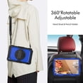 thumbnail image 5 of Case for Samsung Galaxy Tab S6 Lite 10.4 Inch 2024/2022/2020 with Screen Protector, 360 Degree Rotating Kickstand Hand Strap Heavy Duty Shockproof Cover with Shoulder Strap, Dark Blue PC, 5 of 7