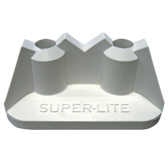 Stud Boy Pro Series SuperLite White Plastic Double Backer Plates 24-Pack (2512-P1-WHT)