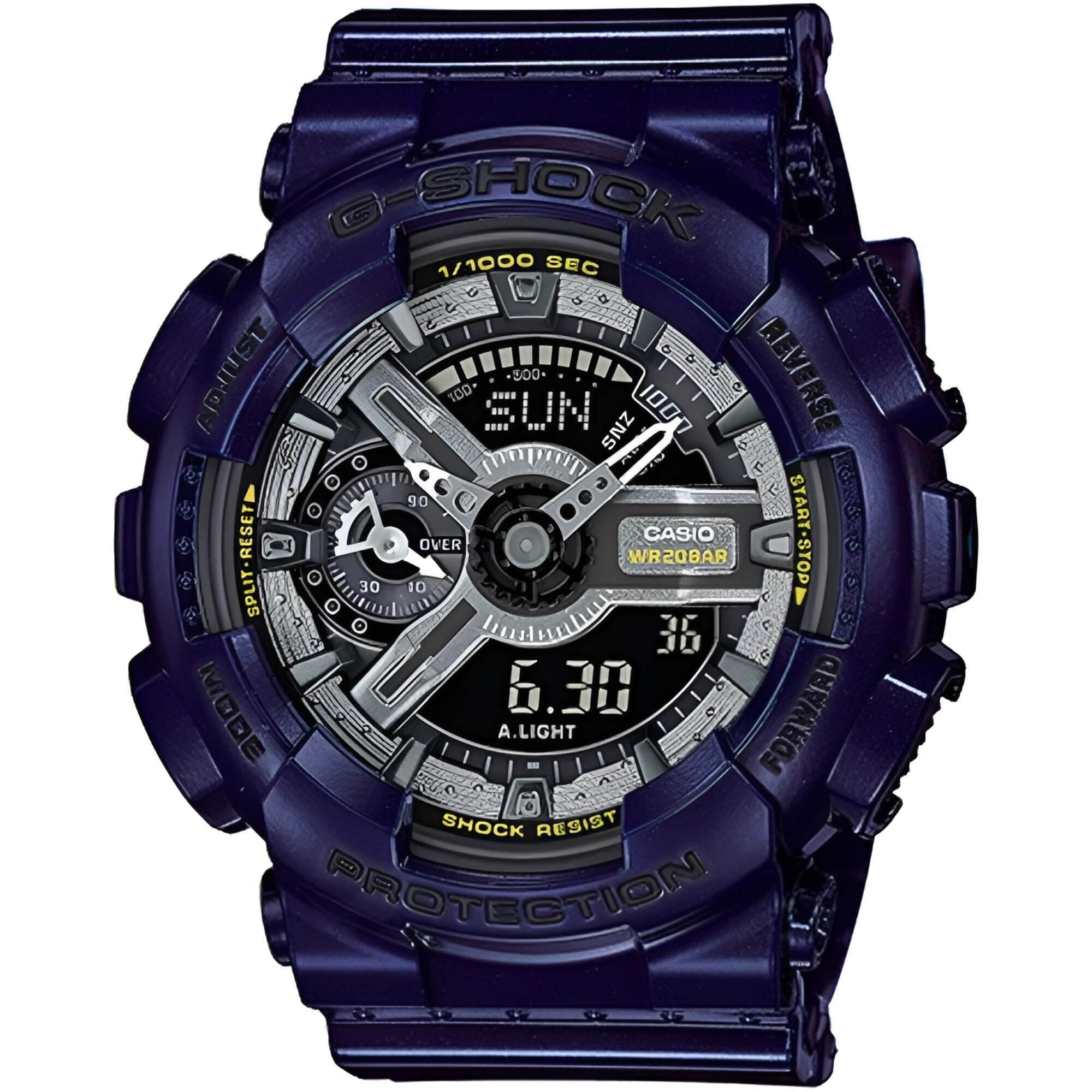 Casio G-Shock, Sports Watch, GA100CB-1A, Ana-Digi Black and Blue