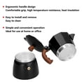 thumbnail image 3 of Stovetop Espresso Maker with Heat Insulation Handle ,Italian Coffee Maker, Manual Cuban Coffee Percolator Machine Italian Espresso Greca Coffee Maker for Cappuccino or Latte [300ML], 3 of 9