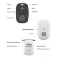 thumbnail image 2 of Cámara Seguridad Wifi Hd Exterior 3mp Con Batería Recargable Color Blanco, 2 of 8