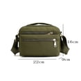 thumbnail image 2 of Bolso de hombro ligero e impermeable, bolso bandolera informal para mujer Verde, 2 of 5