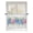 Gray, variant on Sheer Curtains 96 Inches Long, Blue Pink Hydrangea Semi Sheer Curtains Light Filtering Window Treatment, Eucalyptus Leaves Grey Plaid Privacy Voile Drapes for Living Room Bedroom 52x96 Inch