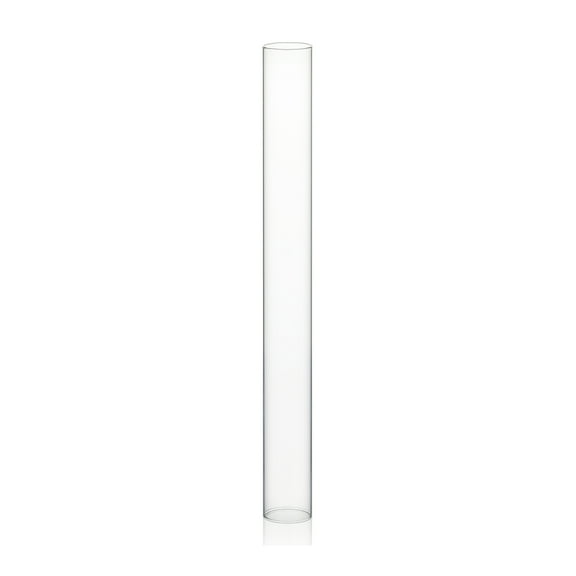 WGV Clear Hurricane Candle Shade Chimney Tube - 3" Wide x 30" Height, Good quality, Heavy Weighted Base - 1 Pc