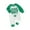 White, variant on Odeerbi St. Patrick's Day Baby Boys Girls Clothes Baby Rompers Newborn Four Leaf Clovers Bodysuit Long Sleeve Jumpsuit Spring Outfit 3-18 Months