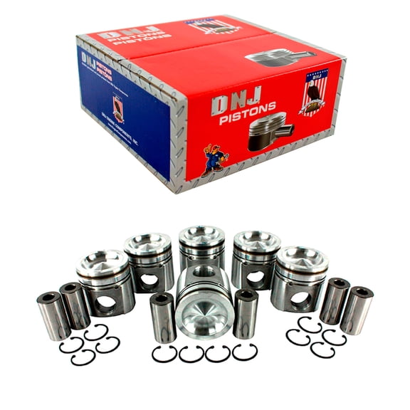 DNJ P1166A Standard Complete Piston s Fits Cars & Trucks 05-09 Dodge Ram 2500 5.9L L6 OHV 24v