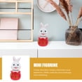 thumbnail image 5 of 3pcs Bunny Cake Topper Year of the Rabbit Cake Decoration Miniature Figurine Decoration, 5 of 8