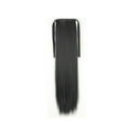 thumbnail image 2 of Travelwant Long Straight Ponytail Hair Extension Clips Synthetic Heat Resistant Wrap Around Drawstring Ponytail Hairpieces for Women, 2 of 7