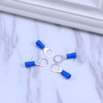 thumbnail image 5 of OULII 100Pcs Blue Heat Shrink Insulated Crimp Connectors Spade Set for Electricity Use, 5 of 5