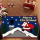 thumbnail image 5 of Seyotauo Winter Merry Christmas Santa Deer Snowflake Kitchen Rugs and Mats Kitchen Floor Mats Seasonal Decor Anti Slip Xmas Tree Cushion Case Bathroom Rug for Indoor Holiday Decoration, 5 of 6