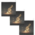 thumbnail image 7 of 5 PCS Golden Treble Clef Baby Muslin Washcloths, Soft Absorbent Face Towel Burp Cloths Cotton Bath Wipes Infant Wash Cloth for Newborn Boys Girls, 7 of 7