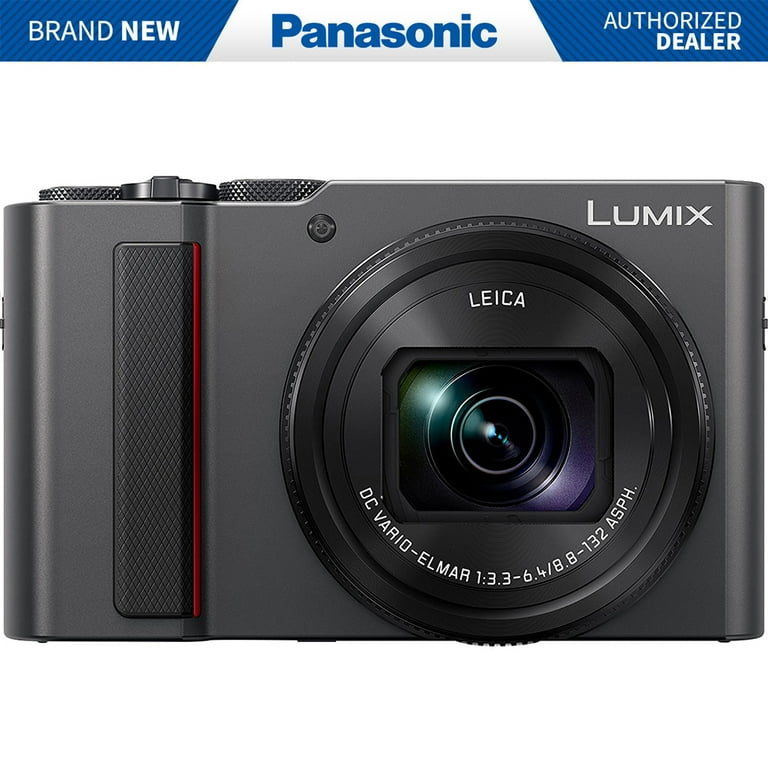 Panasonic Lumix DC-ZS200 4K Wi-Fi Digital Camera (Silver