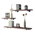 thumbnail image 4 of Wall Storage Shelf Holder Brackets Book Shelving Industrial Steampunk Iron Pipe, 4 of 9
