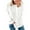 90-WHITE, variant on SWQZVT Sweatshirts for Women Long Sleeve Casual Pullover Tops Crewneck Fall Pleated Fashion Green Womens Sweatshirt L