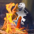 thumbnail image 3 of Hot Dog Horse Barbacoa Cooker Acero Inoxidable Creative Funny Mare Stallion Parrilla Para Asar Comida Stick Stand Campfire Pinchos qarigey OD015567-02, 3 of 6