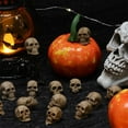 thumbnail image 4 of 2 Sets 40Pcs Mini Figurines Resin Terrifying Head Statue Ornament Miniature Small Skulls Table Decor Micro Landscape Figure, 4 of 6