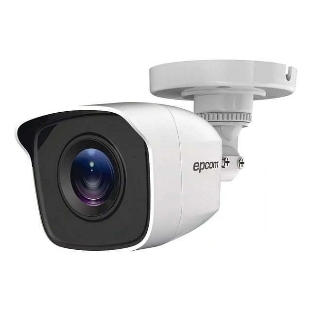 Epcom Cámara Metalica de seguridad B8-TURBO-G2W 2.8mm Turbo HD con resolución de 2MP Gran Angular 103° IR Inteligente Para Vision Nocturna Ideal Para Uso Exterior