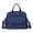 Dark blue, variant on Diaper bag tote, baby travel bag, multi-functional diaper bag with 3 insulated pockets, wet and dry compartments, large capacity, crossbody travel maternity bag, lightweight shoulder bag (pink)