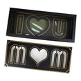 thumbnail image 1 of jifeng Mom Flower Gift Box Creative Mom Letter Shaped Floral Box for Birthday Party Black, 1 of 9