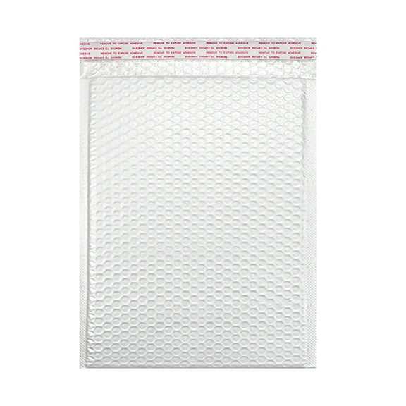 Nomeni Home Decor White Poly Bubble Mailers Self Seal Packaging Bags Small Business Supplies Padded Envelopes Bubble Envelopes Mailing Bags Packaging for Small Business