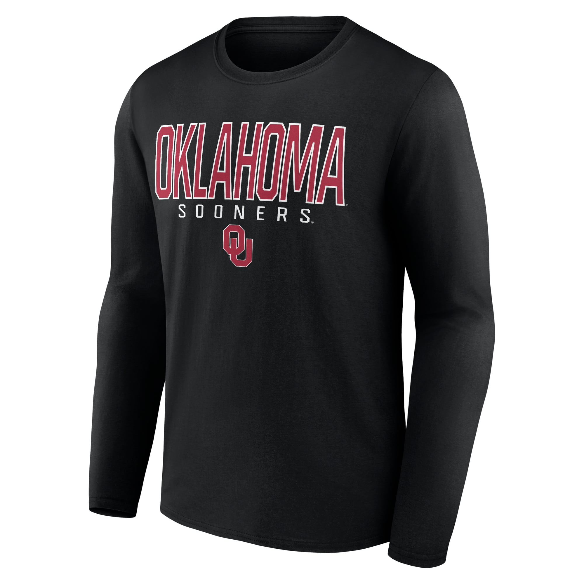 NCAA Oklahoma Sooners Men's Cotton Black Long Sleeve T-Shirt