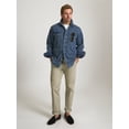 Chaps Men’s and Big Men’s Seacoast Wash Fleece Lined Denim Shacket ...
